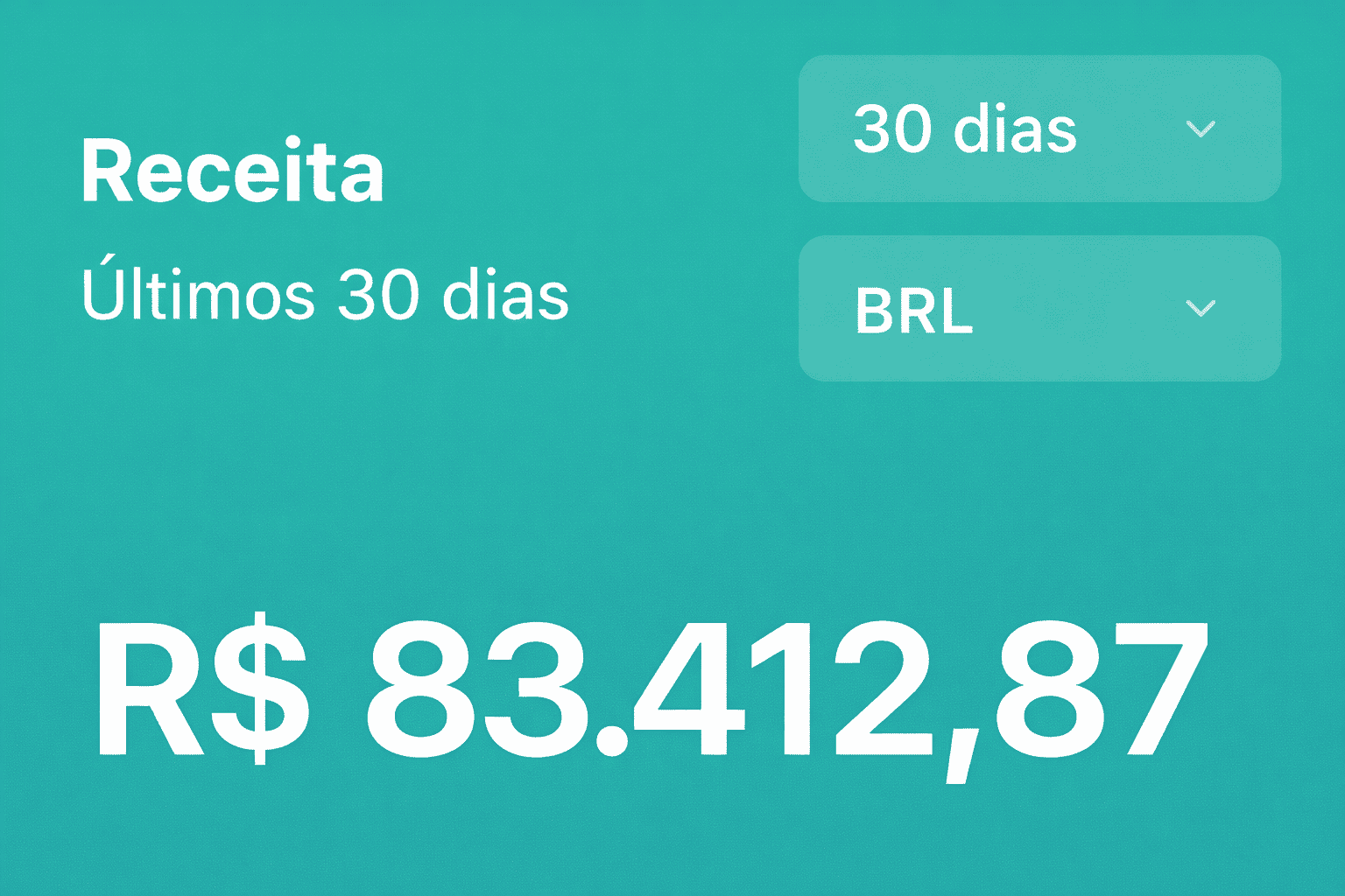Resultado - faturamento em 30 dias